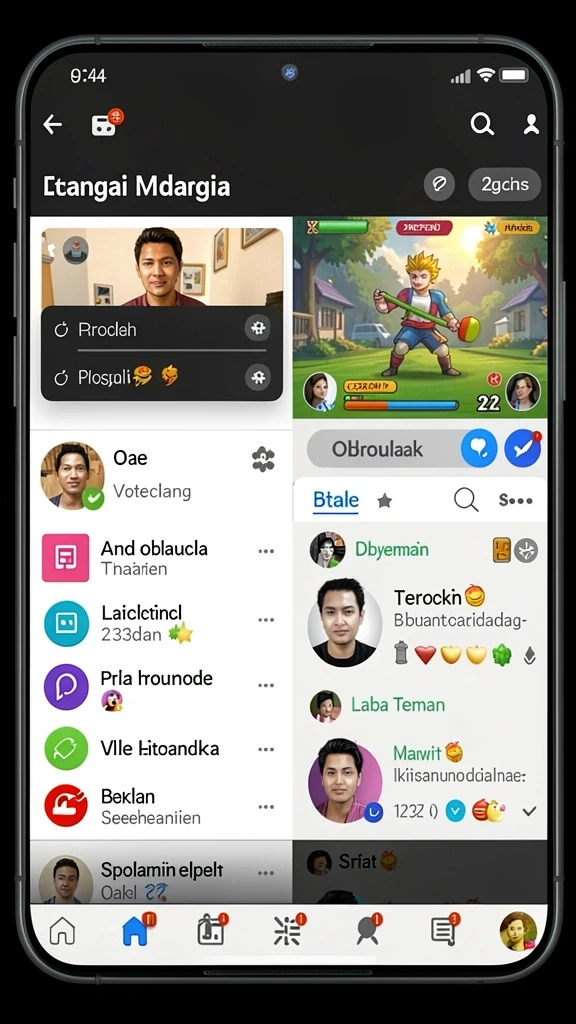 poros77 - Tangkapan layar menunjukkan karakter dalam mode pertempuran.