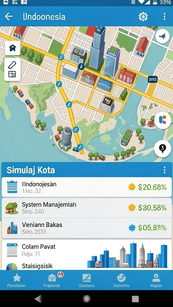 s80 - Tampilan level yang penuh warna dan detail.